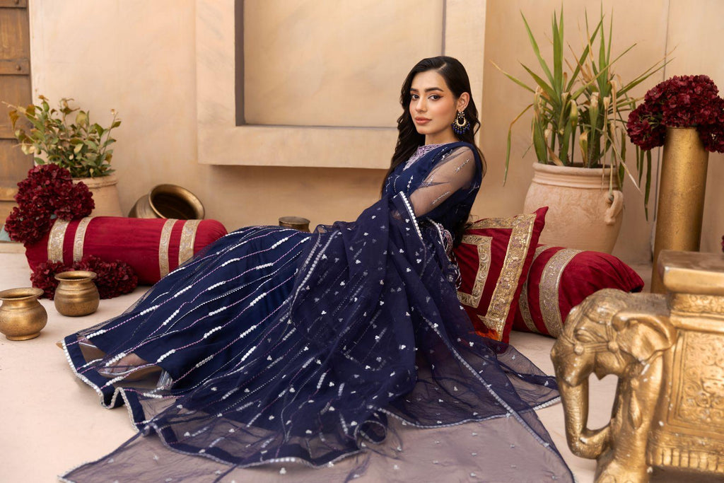 Navy Blue Dress | SK Designs | Design 6