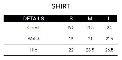 Size chart for Pink Lawn Embroidered 3 Piece Suit with Tie-Dye Chiffon Dupatta | SK Designs | SKF5